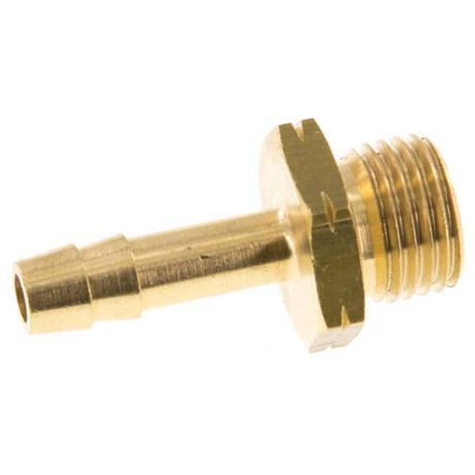 6 mm & G1/4'' LH Messing Slangpilaar Buitendraad [2 Stuks]