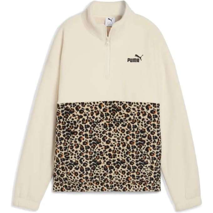 Dames casual half-zip sweatshirt Puma Graphic