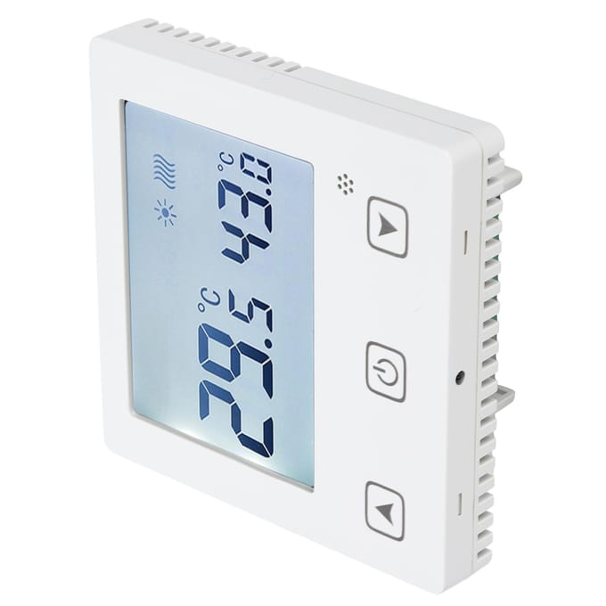 AC220V Thermostaat Water Vloerverwarming Airconditioner Temperatuurregelaar met Touchscreen white