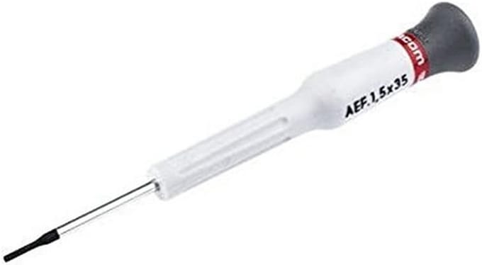 Micro Schroevendraaier - Precisie Tool - Kleine Reparatie - Platte Kop - 15 x 35 mm - Geel