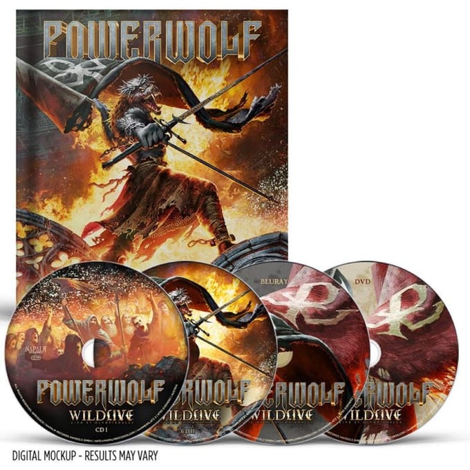 Powerwolf - Wildlive (Live At Olympiahalle) (2 CD | DVD | Blu-ray Audio))