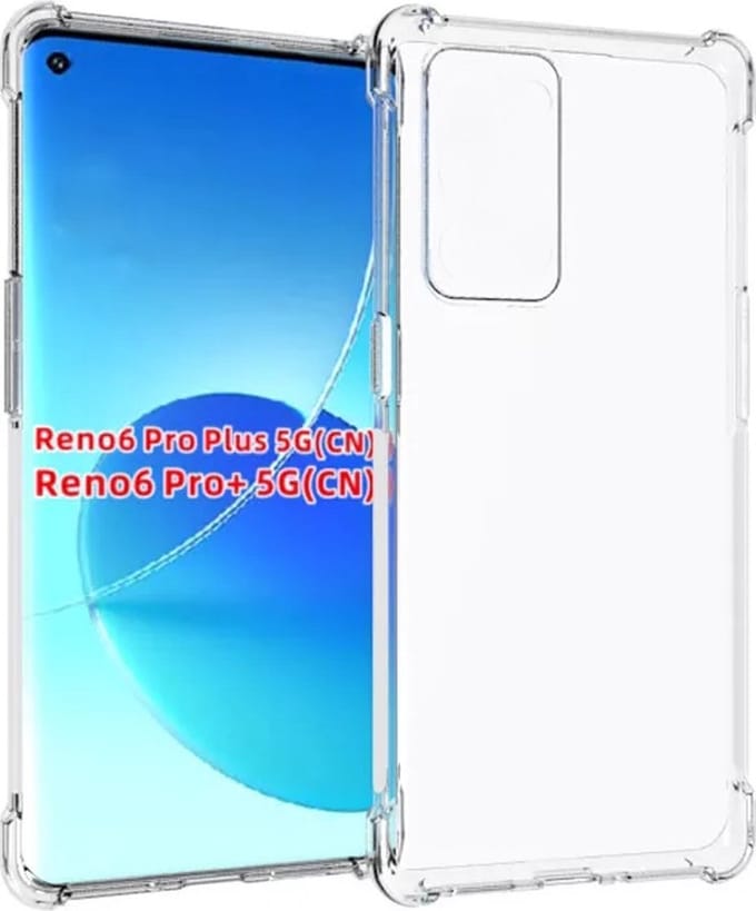 Shockproof Soft TPU hoesje Silicone Case Geschikt voor: Oppo Reno 6 pro 5G