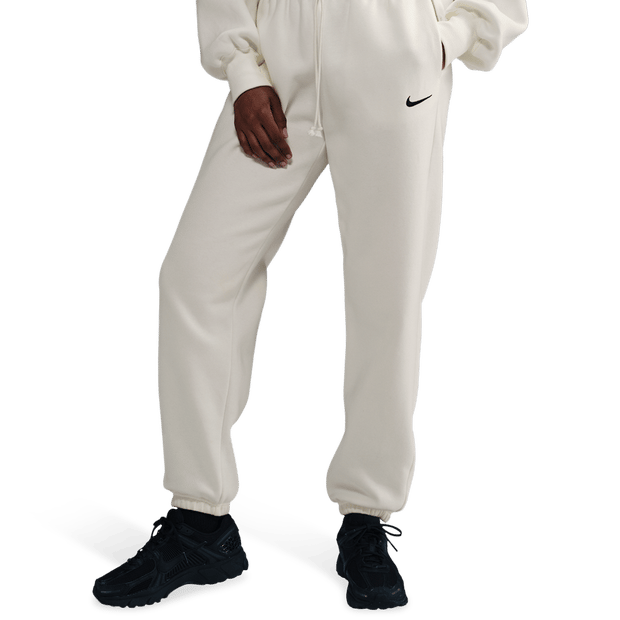 Nike Sportswear Broeken Dames - Wit - Maat 38 - Katoen Jersey