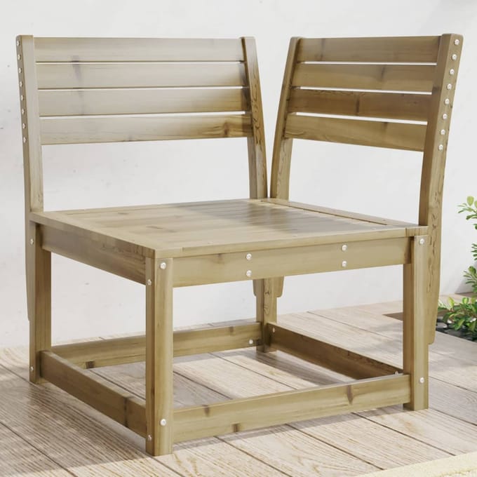 vidaXL - Garden - Sofa - Naturel - geïmpregneerd - Treated - solid - pine - wood
