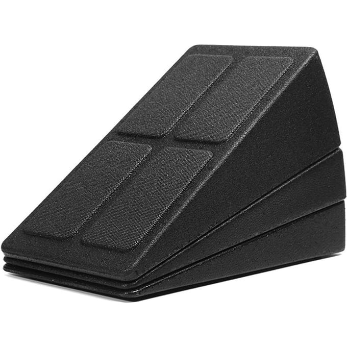 Slant Board Stretching Equipment 3 stuks Verstelbare EPP Foam Kuitstrekker Fitness Training Schuin zwart