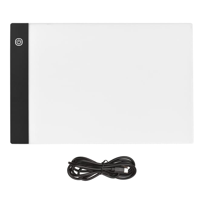 A4-copyboard Ultradun LED-lichtkussen Verstelbaar 3 niveaus Helderheid Tekentafel USB-aangedreven voor A4F purple