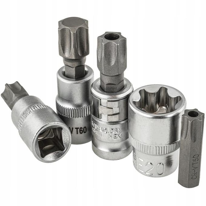 34-delige Torx & Inbus Dopset Buitenzijde E4-E20 T10-T60