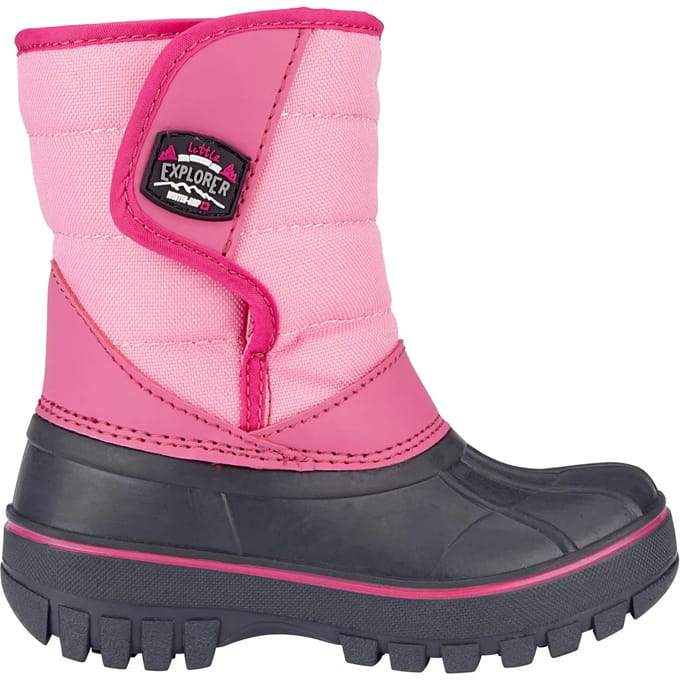 Winter-grip Snowboots Jr - Mountain Kid - Antraciet/Roze/Fuchsia - 25/26