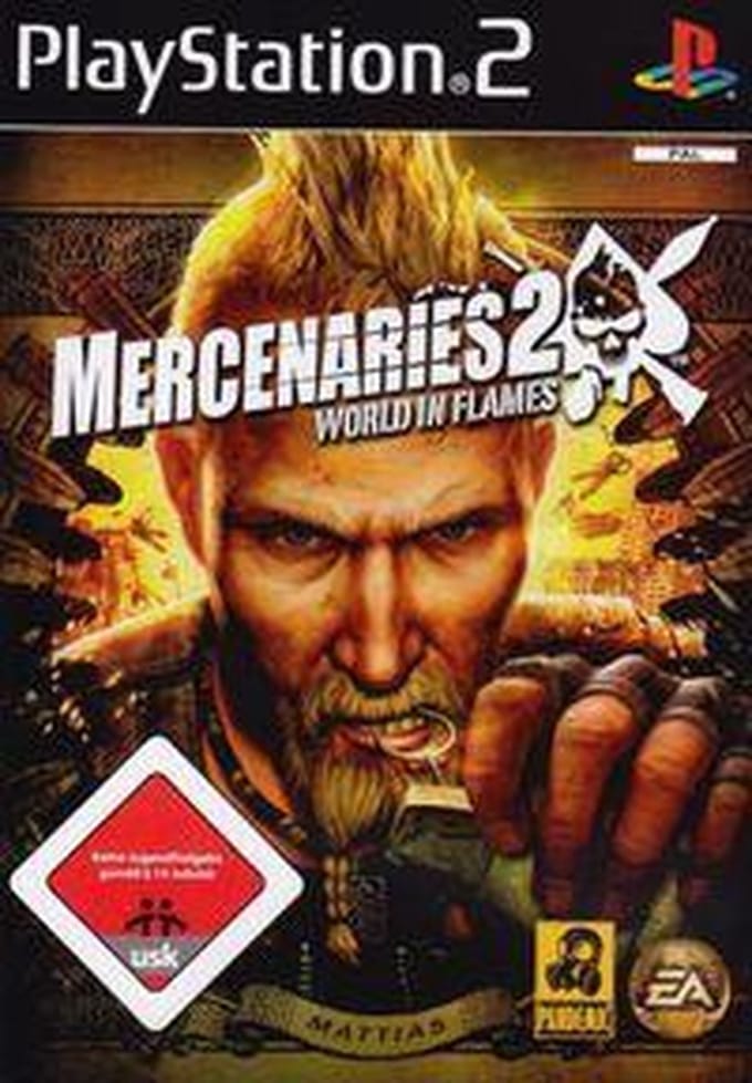 Mercenaries 2 World in Flames-Duits (PlayStation 2) Gebruikt