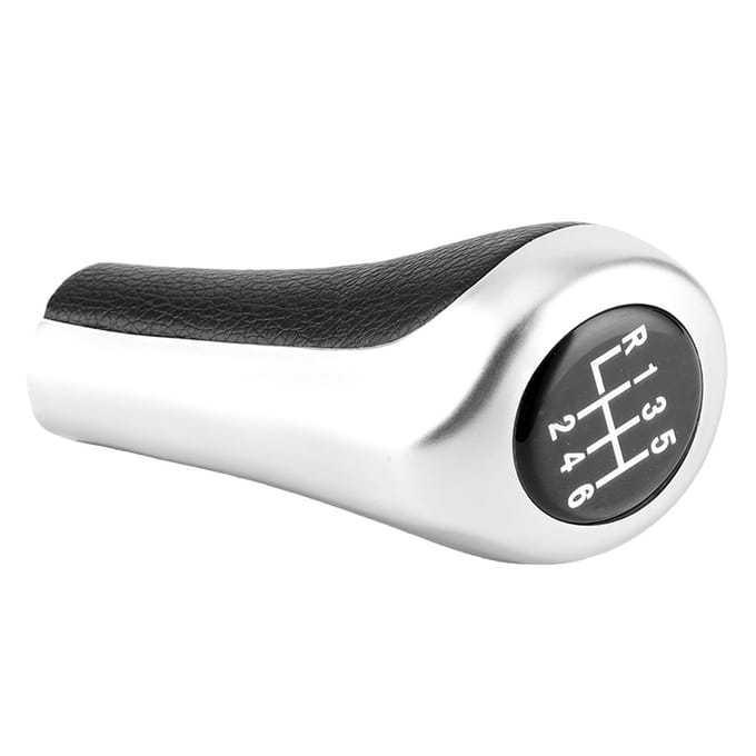 6?Snelheid Schakelpookknop Versnellingspookkop Geschikt voor 3 Serie 1 Serie X1 E60 E61 E62 E87 E88 E90 E91 E83 white
