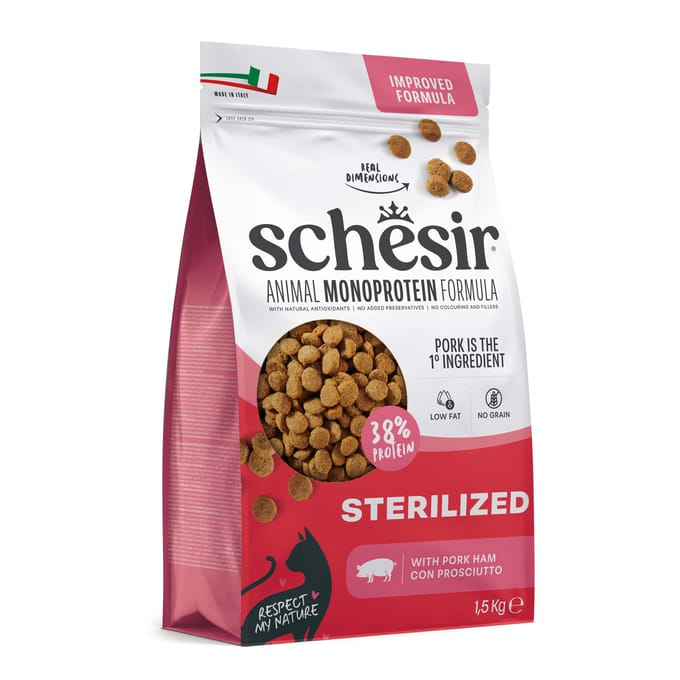 Schesir Sterilized & Light met ham - 1,5 kg