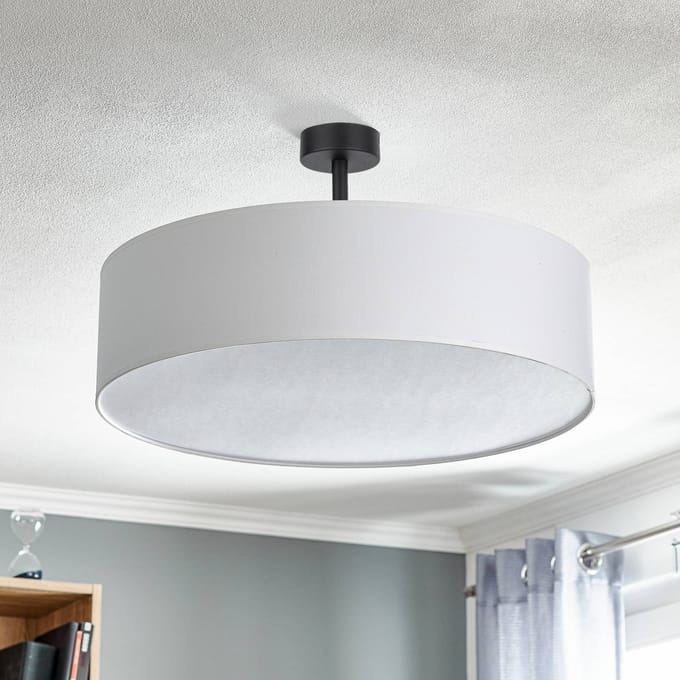 TK Lighting Vienna Plafondlamp 4xE27 Wit/Chroom - Stijlvol en Sfeervol