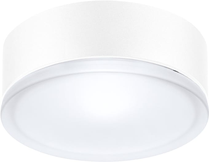 In - Wandverlichting/Plafonverlichting Opbouw Vast 230V 60W E27 Wit Drop 22 - 004961