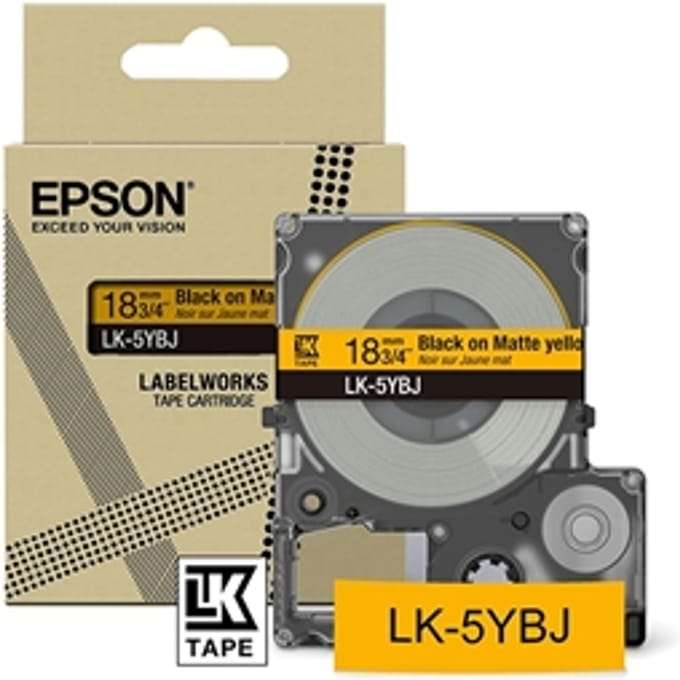 C53S672075 - Black on yellow - Epson - LabelWorks LW-C410 - 1.8 cm