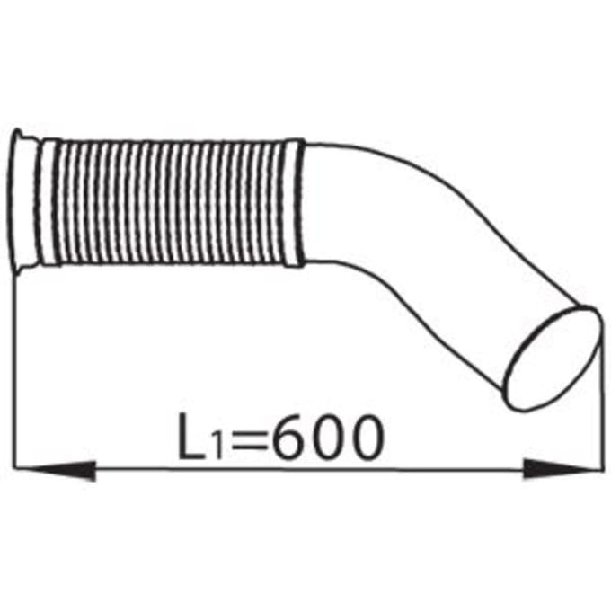 Uitlaatpijp DINEX68090