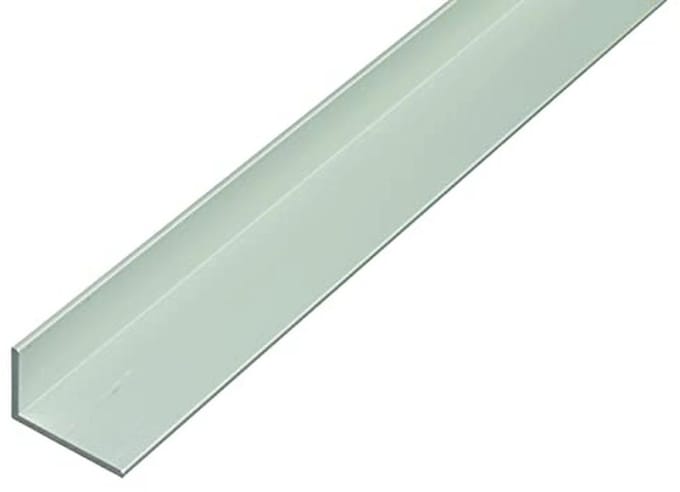 Aluminium Hoekprofiel 1000 x 60 x 25 mm | Geanodiseerd Zilver