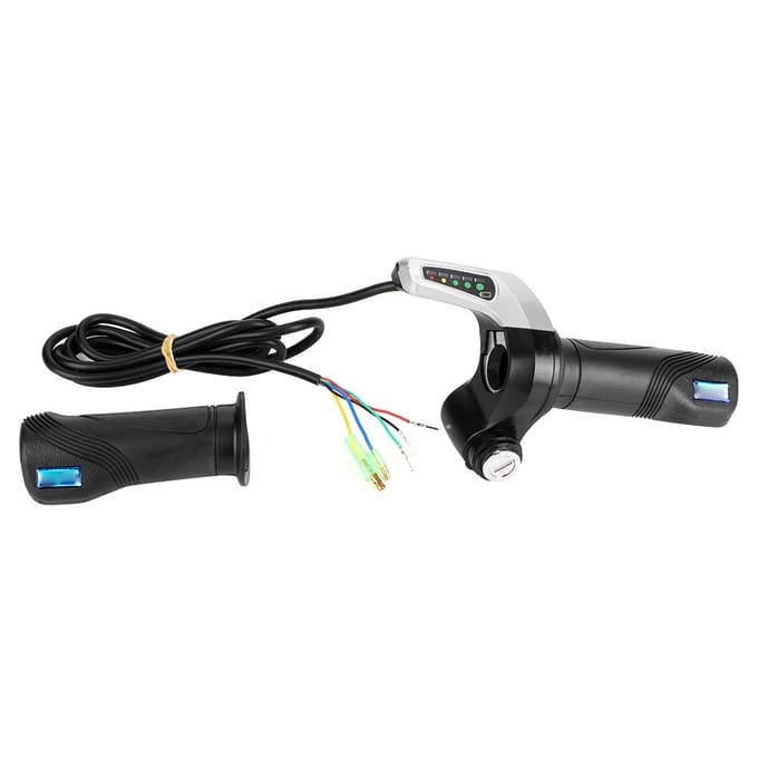 24V 500W Motor Geborstelde Controller Box met Gashendel voor Elektrische Fiets Scooter E-bike gray