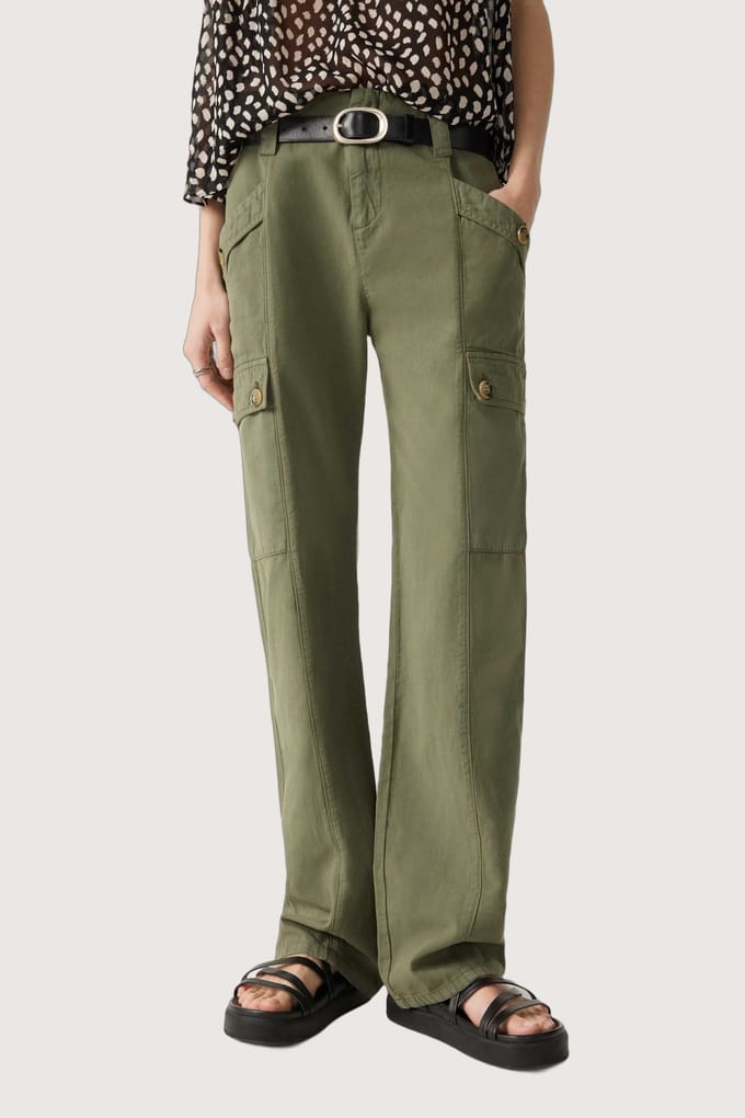 BA&SH Pantalon Dada Kaki Taglia: 38 | Pantaloni cargo Outlet | Donna