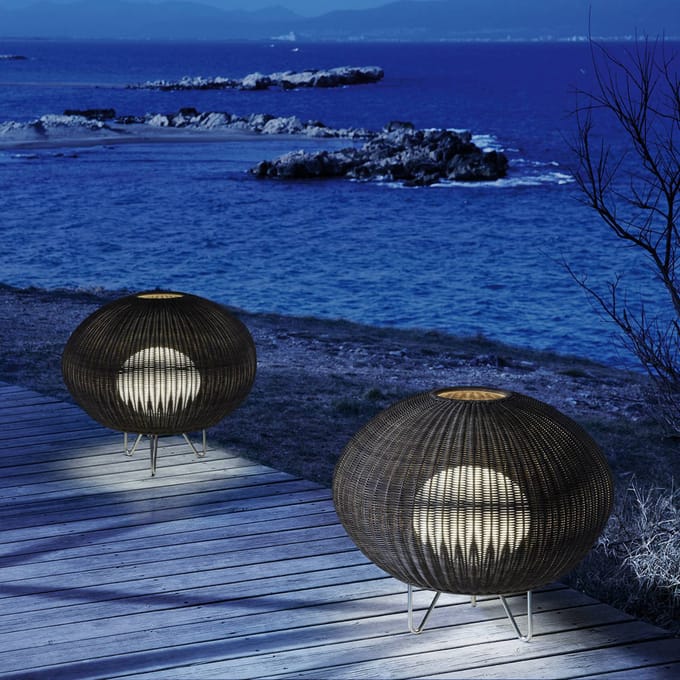Bover Garota P/01 terraslamp in bruin