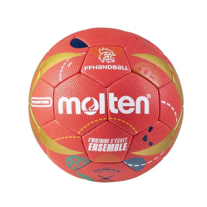Molten Bal Hand H2A3400 YN Geel-Donkerblauw