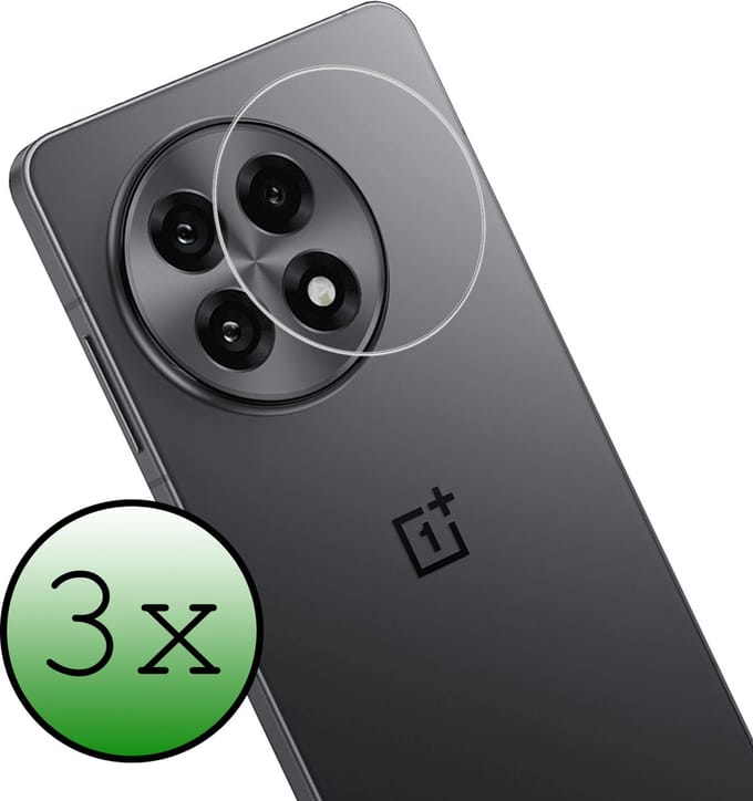 Camera Lens Protector - 3 Stuks Geschikt voor OnePlus 13R - Camera Screenprotector Beschermglas - Gehard Glas - Tempered Glass - Screen Protector