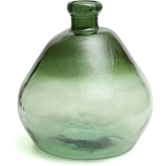 Bolai Vaas - 45x45x50cm - Groen - Gerecycled Glas