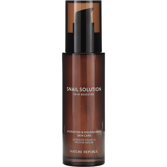 Nature Republic, Solution d'escargot, Booster de peau, 127 ml (130ml) black