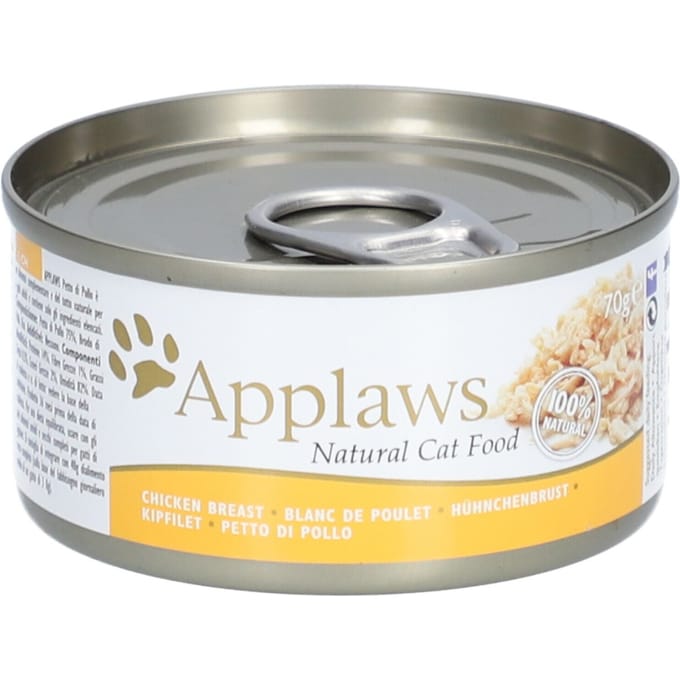 APPLAWS Nat kattenvoer met kipfilet 70 Voeding