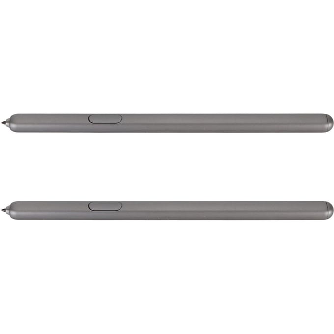 Stylet pour Tab S6 Magnétique 4096 Niveaux de Pression Fonction Menu Léger Plastique Robuste Stylet Intelligent avec grise