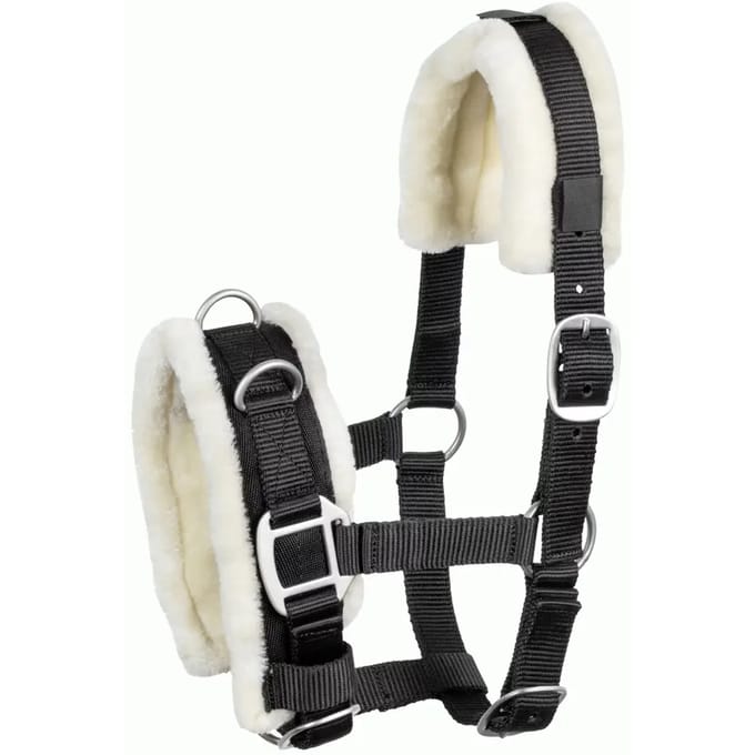 Nylon paardendeken met kunstbont USG