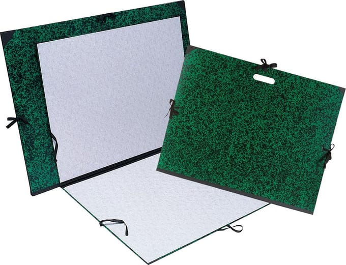Exacompta tekenmap met linten ft 52 x 72 cm 5 stuks