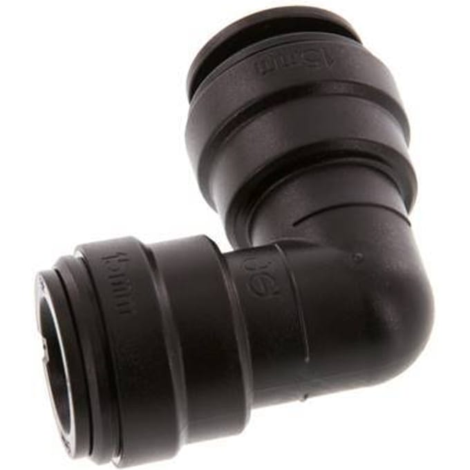 15mm 90 graden L-verbinding POM Insteekfitting NBR