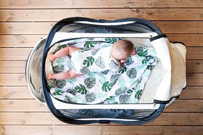 Deryan BabyBox Campingbedje - baby tentje - Cream