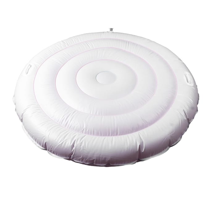 4.5ft Opblaasbare Hot Tub Afdekking PVC Rond Universeel Snelle Inflatie Geïsoleerde Hot Tub Deksel voor white