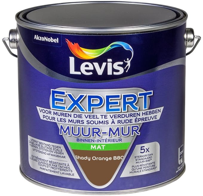Levis - Expert Muur Binnen Mix - Shady Orange B80 - Mengverf - 2,5 L