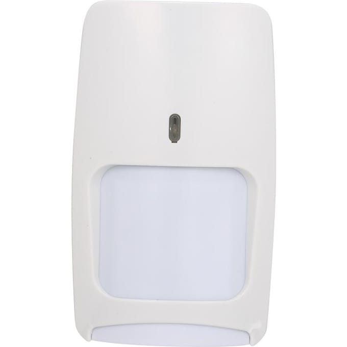 Bekabelde dual-tech infrarood bewegings- en microgolfdetector, aan de muur gemonteerde PIR-bewegingsmelder, huisdierbestendig wit