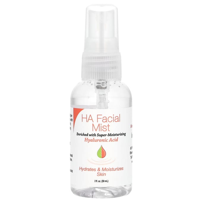 Hyalogic, Brume Faciale HA, Sans Parfum, 2 fl oz (59 ml) white