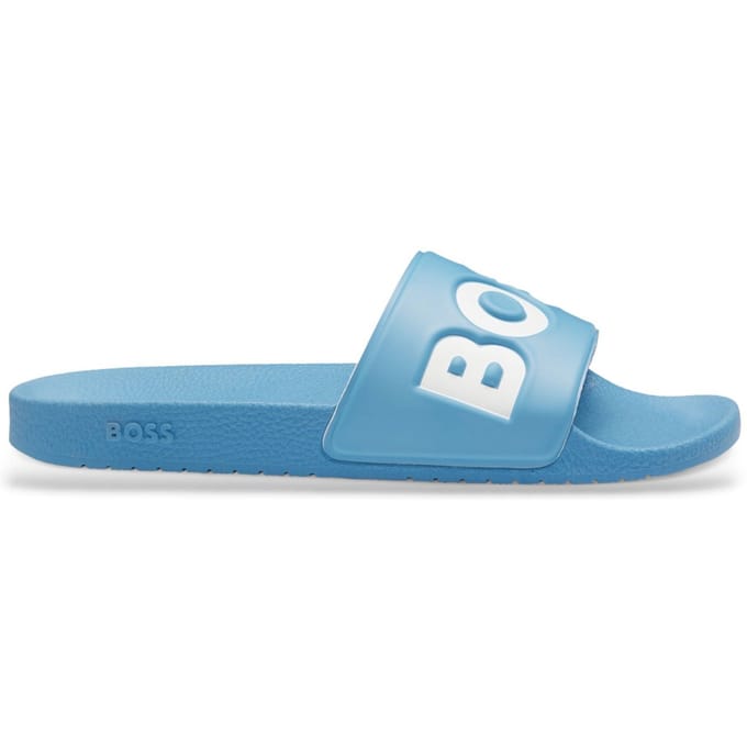 Boss Black ARYEH SLIDERS TURQUOISE AQUA