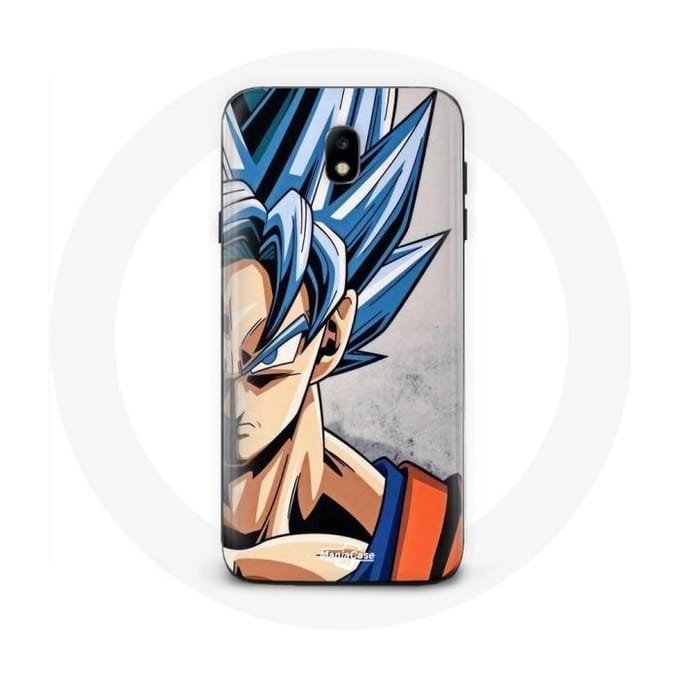 Coque - Samsung - Galaxy J3 2017 - Anime Dragon Ball - Souple - Protection Synthétique bleu