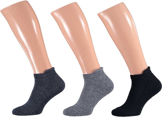 Apollo Sportsokken Basic Katoen Multiblauw 3 Paar Maat 36/41