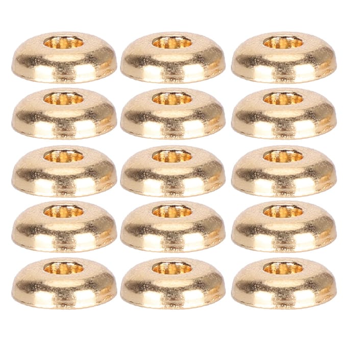 200 Pièces Anneau à Vis Broche Connecteur de Pendentif Coupe Perle DIY Accessoires de Bijoux Faits Main beige