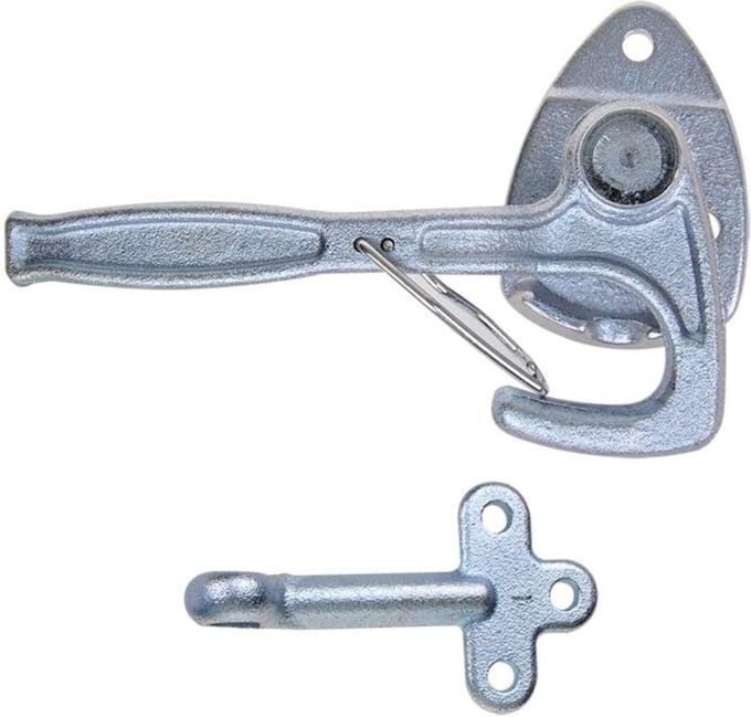 ProPlus Klephaak met opschroefoog - links - staal - 170 mm - zilver