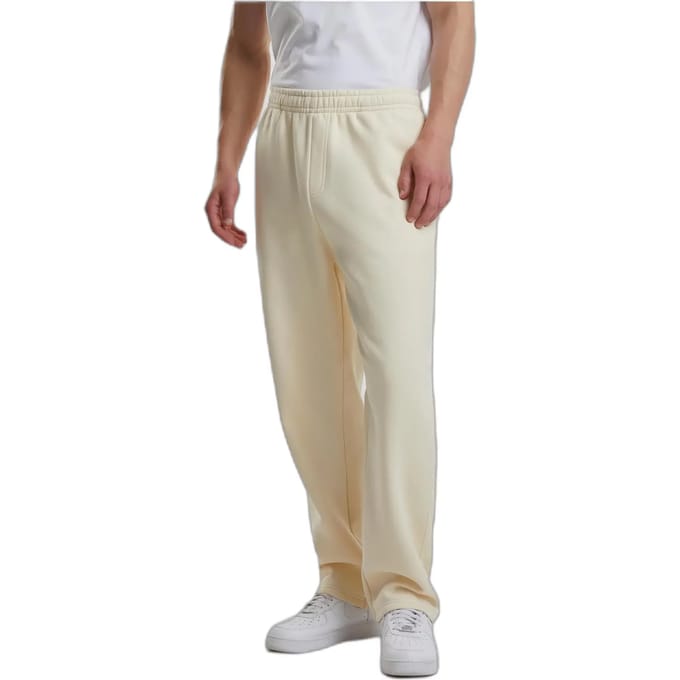 Urban Classics - Fluffy Trainingsbroek - L - Creme