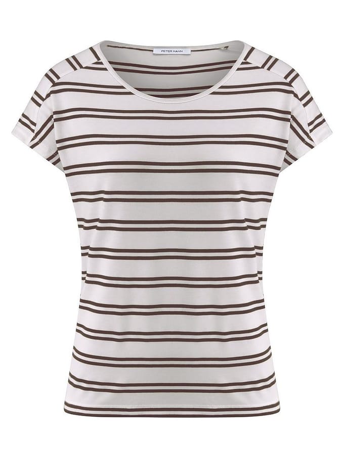 Shirt ronde hals Van Peter Hahn wit