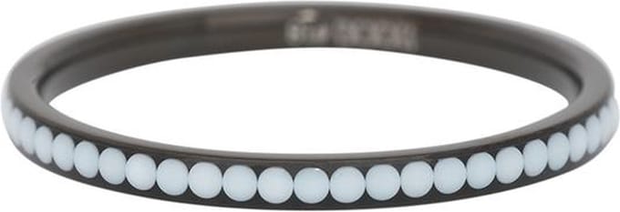 iXXXi Vulring Zirconia White Stone | Zwart | Maat 17
