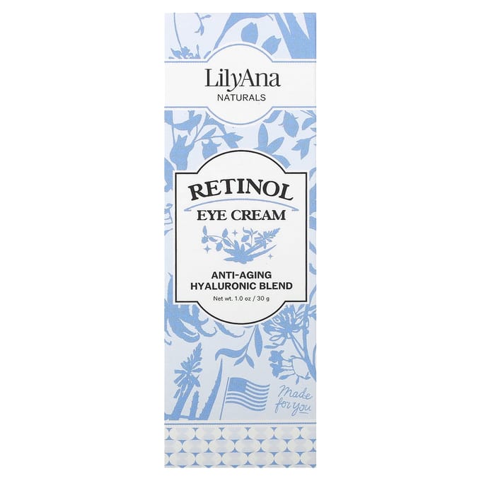 Lilyana Naturals, Crème Yeux Rétinol, 1 oz (30 g) white