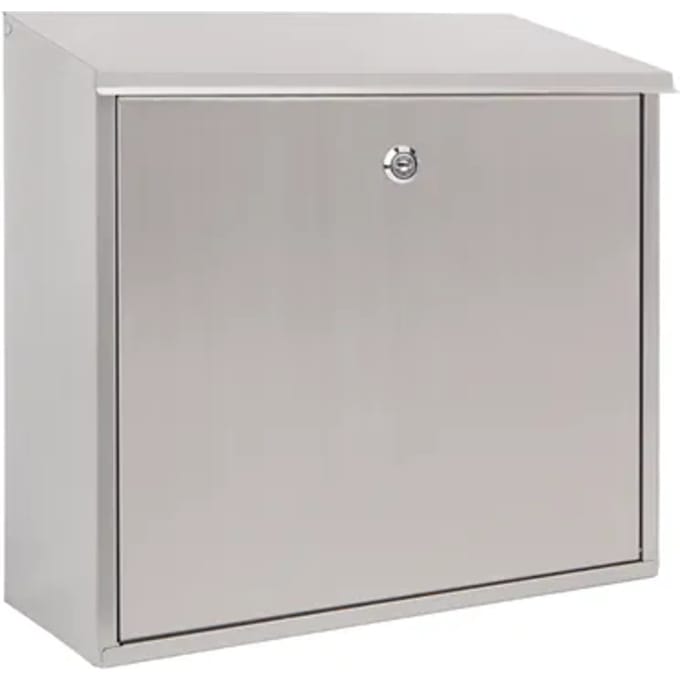 Sencys Wandbrievenbus 150 - Staal En Rvs - 36x36,5x10 Cm