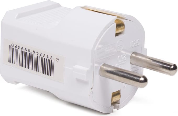 Benson Witte randaardestekker - PVC - 16 Ampère - 3500 Watt - IP20