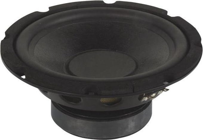 HQ-Power Luidspreker, subwoofer, 10", vermogen 350 W/175 W RMS, impedantie 8 Ω, zwart