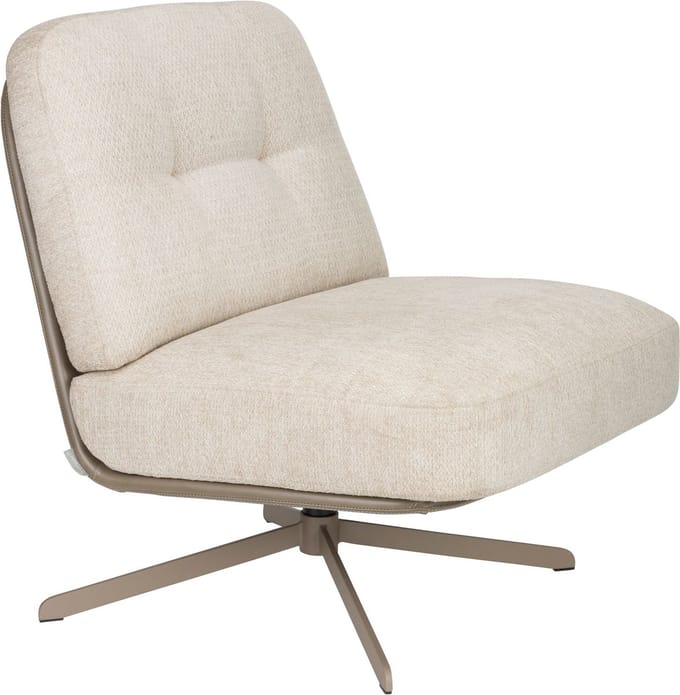 Zuiver Benjamin Loungestoel - Beige